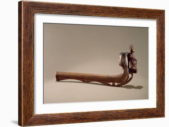 Iroquois Pipe, C.1725-American School-Framed Giclee Print