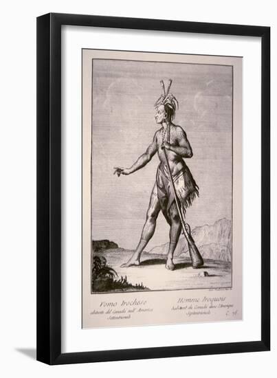 Iroquois Warrior, 1783-null-Framed Giclee Print