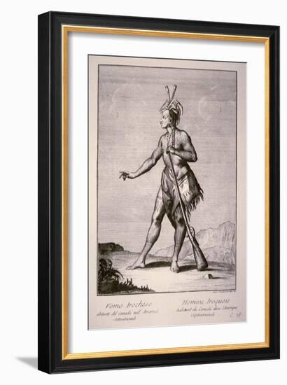 Iroquois Warrior, 1783-null-Framed Giclee Print