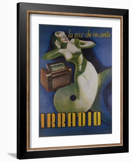 Irradio-Vintage Apple Collection-Framed Giclee Print