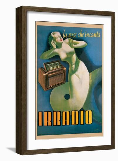 Irradio-Gino Boccasile-Framed Art Print