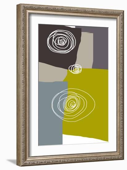Irregular Circles I-Jan Weiss-Framed Art Print