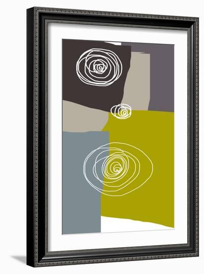 Irregular Circles I-Jan Weiss-Framed Art Print