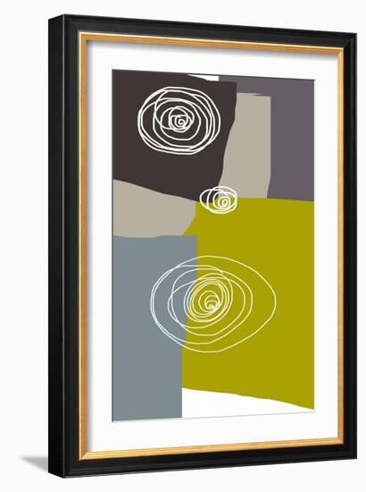 Irregular Circles I-Jan Weiss-Framed Art Print