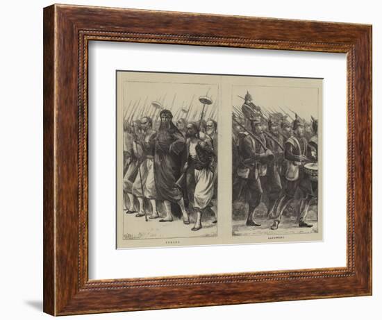 Irregulars of the French Troops-null-Framed Giclee Print