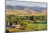 Irrigated Foothills Farmland in Sunrise Light, Belvue near Fort Collins in Northern Colorado-PixelsAway-Mounted Photographic Print