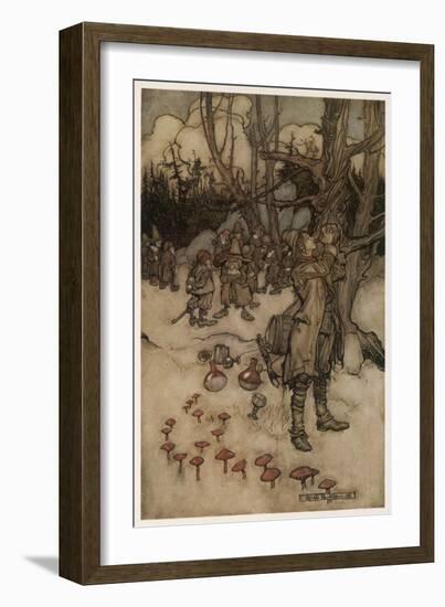 Irving, Rip Van Winkle-Arthur Rackham-Framed Art Print