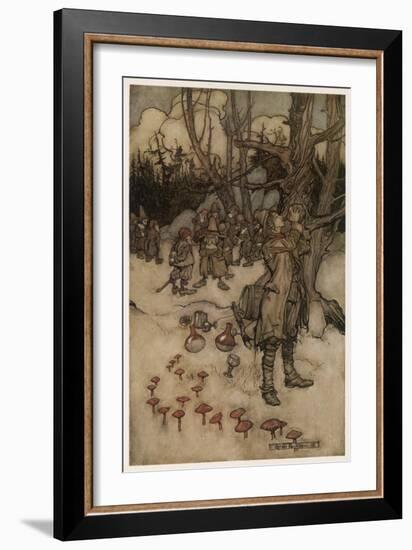 Irving, Rip Van Winkle-Arthur Rackham-Framed Art Print