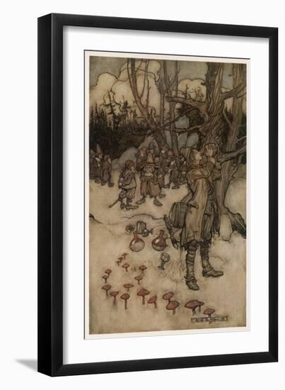 Irving, Rip Van Winkle-Arthur Rackham-Framed Art Print