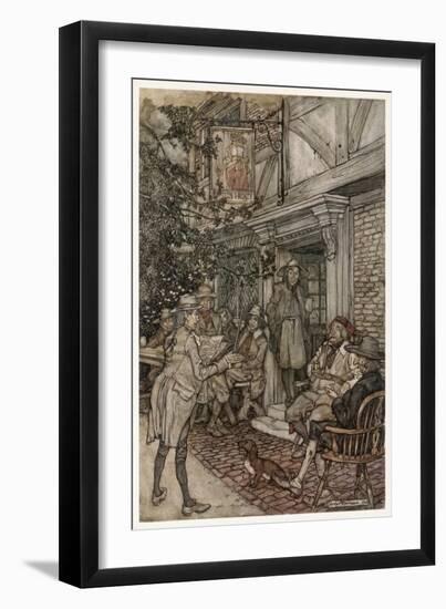 Irving, Rip Van Winkle-Arthur Rackham-Framed Art Print