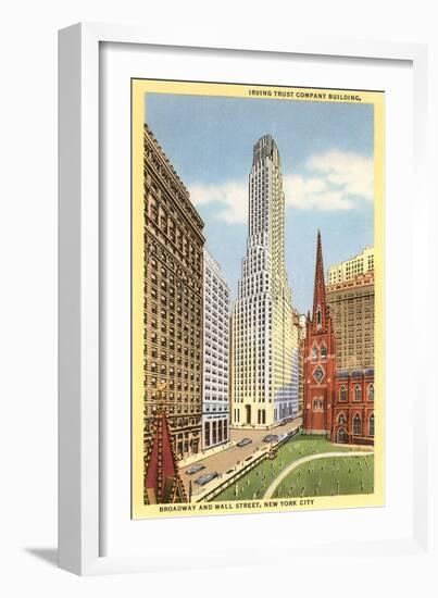 Irving Trust Company Building, New York City-null-Framed Art Print