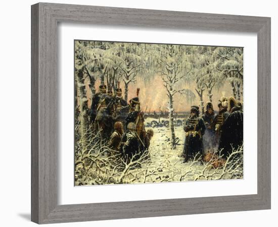 Is Armed? Shooting!, 1899-1900-Vasili Vasilyevich Vereshchagin-Framed Giclee Print