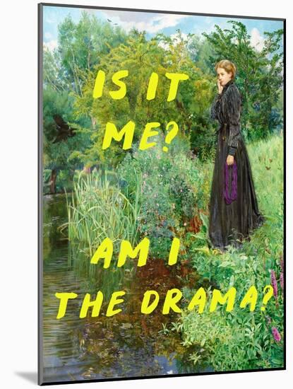Is it Me? Am I the Drama?-The Art Concept-Mounted Photographic Print