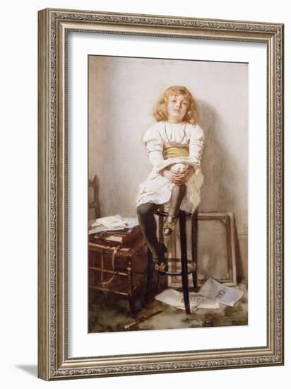 Is it Time, 1884-John Henry Henshall-Framed Giclee Print