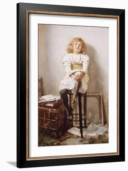 Is it Time, 1884-John Henry Henshall-Framed Giclee Print