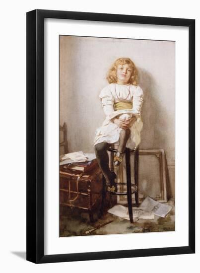 Is it Time, 1884-John Henry Henshall-Framed Giclee Print