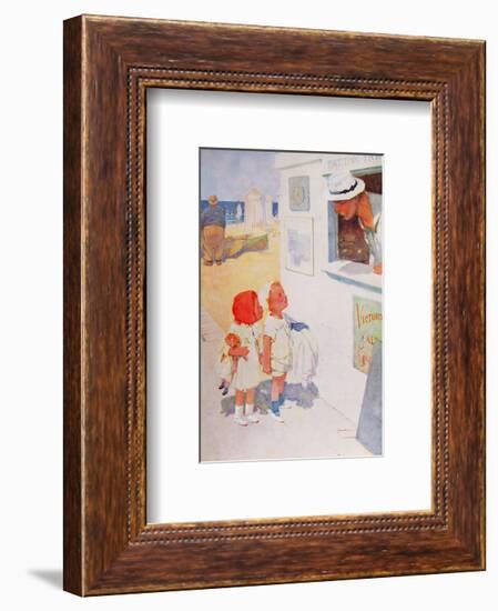 Is Mixed Bathing Allowed?-Lawson Wood-Framed Premium Giclee Print