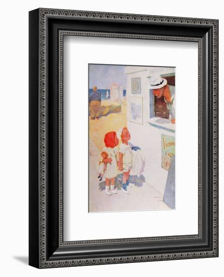 Is Mixed Bathing Allowed?-Lawson Wood-Framed Premium Giclee Print