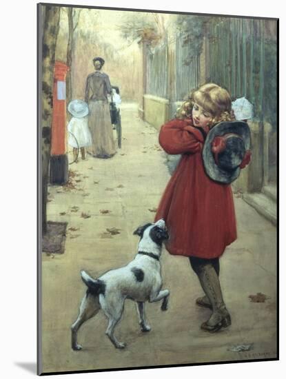 Is That for Me  c.1904-George Goodwin Kilburne-Mounted Giclee Print