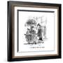 "Is that with or without goat cheese?" - New Yorker Cartoon-Lee Lorenz-Framed Premium Giclee Print