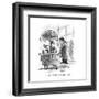 "Is that with or without goat cheese?" - New Yorker Cartoon-Lee Lorenz-Framed Premium Giclee Print