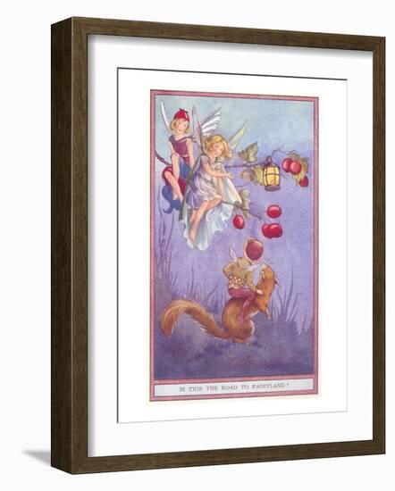 Is this the Road to Fairyland?-null-Framed Art Print