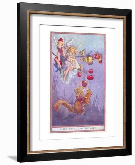 Is this the Road to Fairyland?-null-Framed Art Print