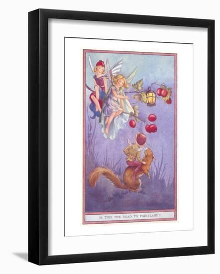 Is this the Road to Fairyland?-null-Framed Art Print