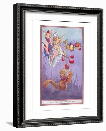 Is this the Road to Fairyland?-null-Framed Art Print