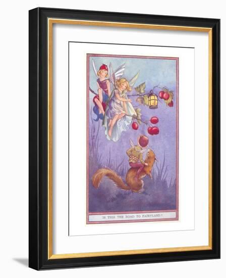 Is this the Road to Fairyland?-null-Framed Art Print