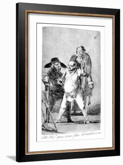 Is This Your Excellency?, 1799-Francisco de Goya-Framed Giclee Print