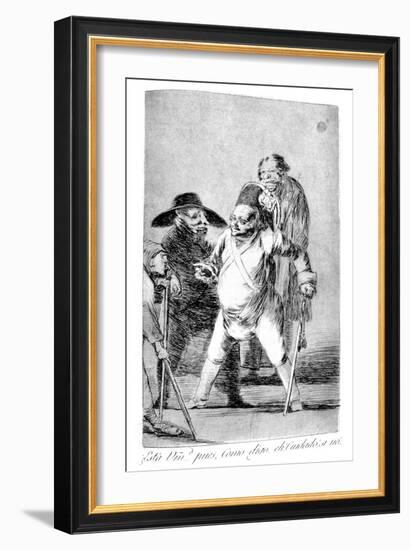 Is This Your Excellency?, 1799-Francisco de Goya-Framed Giclee Print