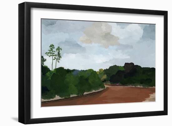 Isa shrine, Isuzu river-Hiroyuki Izutsu-Framed Giclee Print