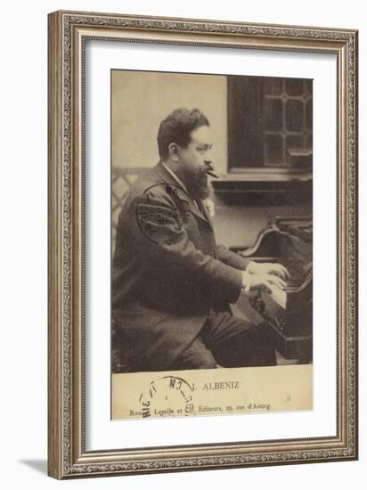 Isaac Albeniz, Spanish Pianist and Composer (1860-1909)-null-Framed Photographic Print