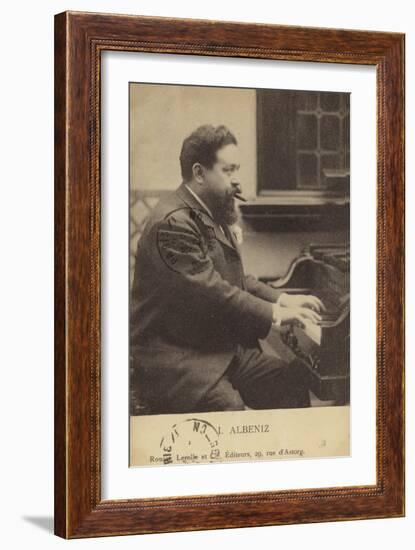 Isaac Albeniz, Spanish Pianist and Composer (1860-1909)-null-Framed Photographic Print