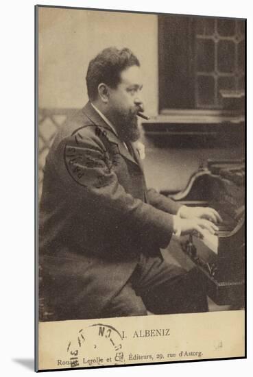 Isaac Albeniz, Spanish Pianist and Composer (1860-1909)-null-Mounted Photographic Print