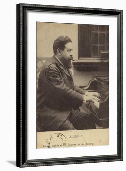 Isaac Albeniz, Spanish Pianist and Composer (1860-1909)-null-Framed Photographic Print