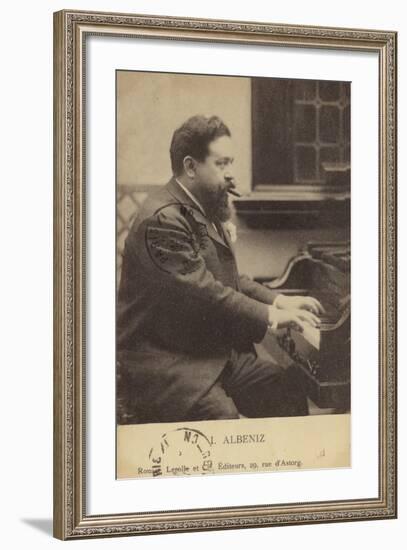 Isaac Albeniz, Spanish Pianist and Composer (1860-1909)--Framed Photographic Print