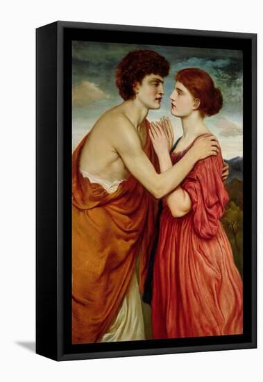 Isaac and Rebecca-Simeon Solomon-Framed Premier Image Canvas