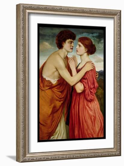 Isaac and Rebecca-Simeon Solomon-Framed Giclee Print