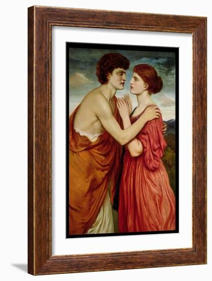 Isaac and Rebecca-Simeon Solomon-Framed Giclee Print