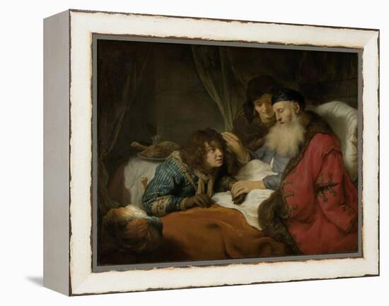 Isaac Blessing Jacob, 1638-Govaert Flinck-Framed Premier Image Canvas