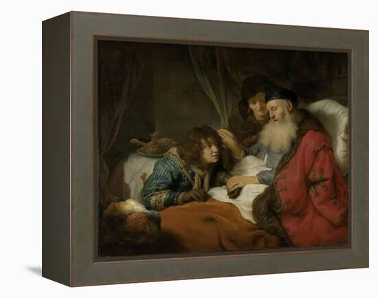 Isaac Blessing Jacob, 1638-Govaert Flinck-Framed Premier Image Canvas