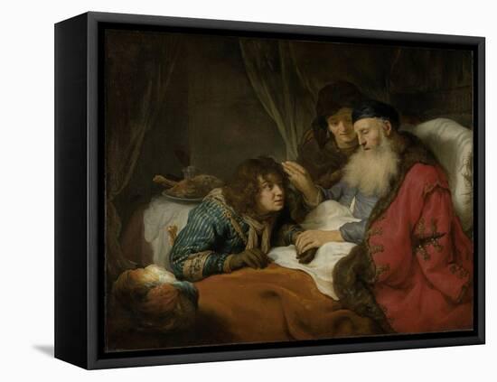 Isaac Blessing Jacob, 1638-Govaert Flinck-Framed Premier Image Canvas