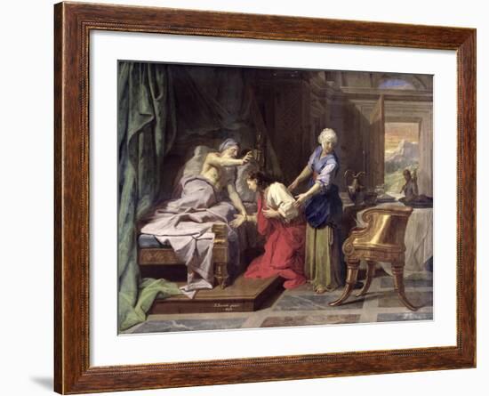 Isaac Blessing Jacob, 1692-Jean-Baptiste Jouvenet-Framed Giclee Print