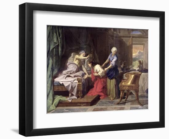Isaac Blessing Jacob, 1692-Jean-Baptiste Jouvenet-Framed Giclee Print