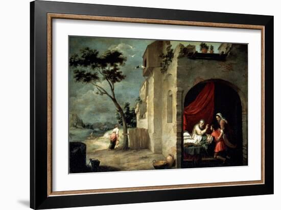 Isaac Blessing Jacob, C1660-Bartolomé Esteban Murillo-Framed Giclee Print