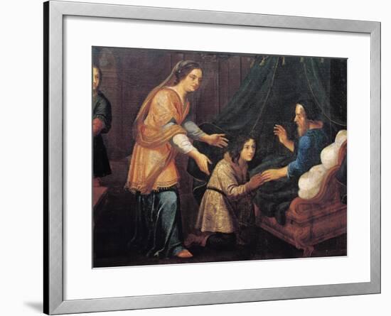 Isaac Blessing Jacob-null-Framed Giclee Print