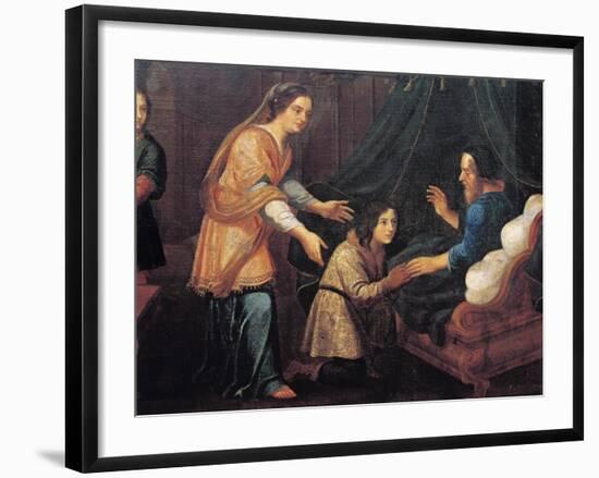 Isaac Blessing Jacob-null-Framed Giclee Print