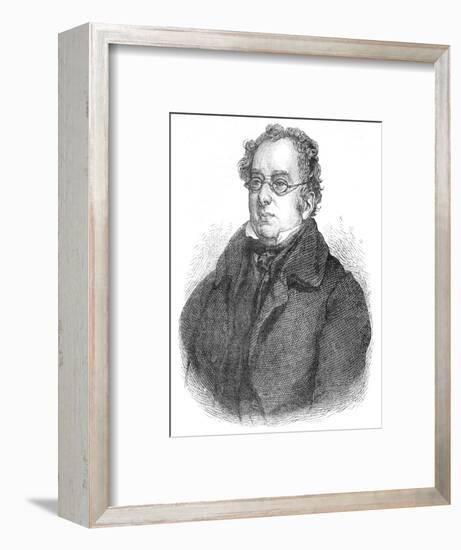 Isaac D'Israeli, British writer and scholar, c1840 (1878)-Unknown-Framed Giclee Print